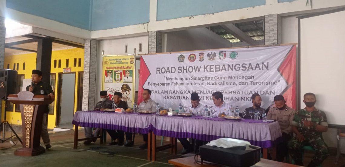 DPD LDII Pringsewu turut hadir dalam "Roadshow Kebangsaan", di Balai Kerakyatan Pekon Banyumas. Foto: LINES.