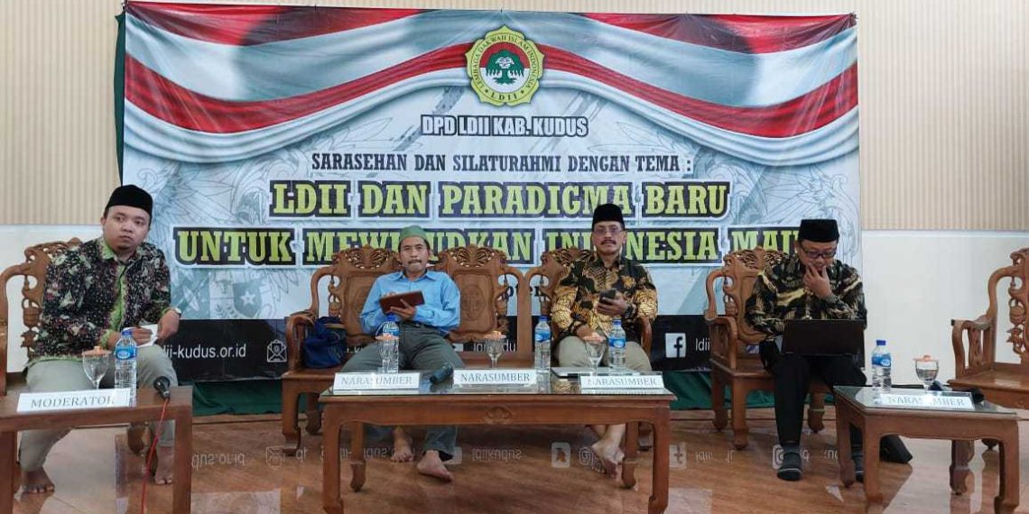 LDII Kudus menggelar Sarasehan Kebangsaan dengan tokoh lintas agama. Foto: LINES.