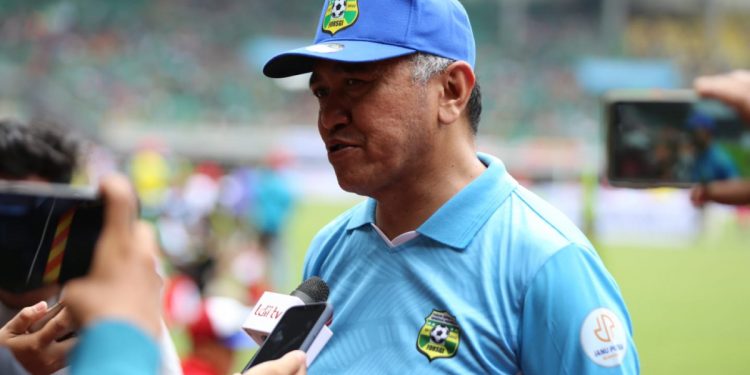 Forum Sepak Generasi Indonesia atau FORSGI bekerja sama dengan Kemenpora, turut hadir Anggota DPR-RI Komisi VI Singgih Jatnuratmoko sebagai salah satu sponsor utama kegiatan tersebut. Foto: LINES.