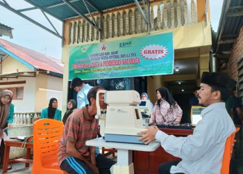 DPD LDII Agam Gelar Baksos Pemeriksaan Mata dan Kacamata Gratis