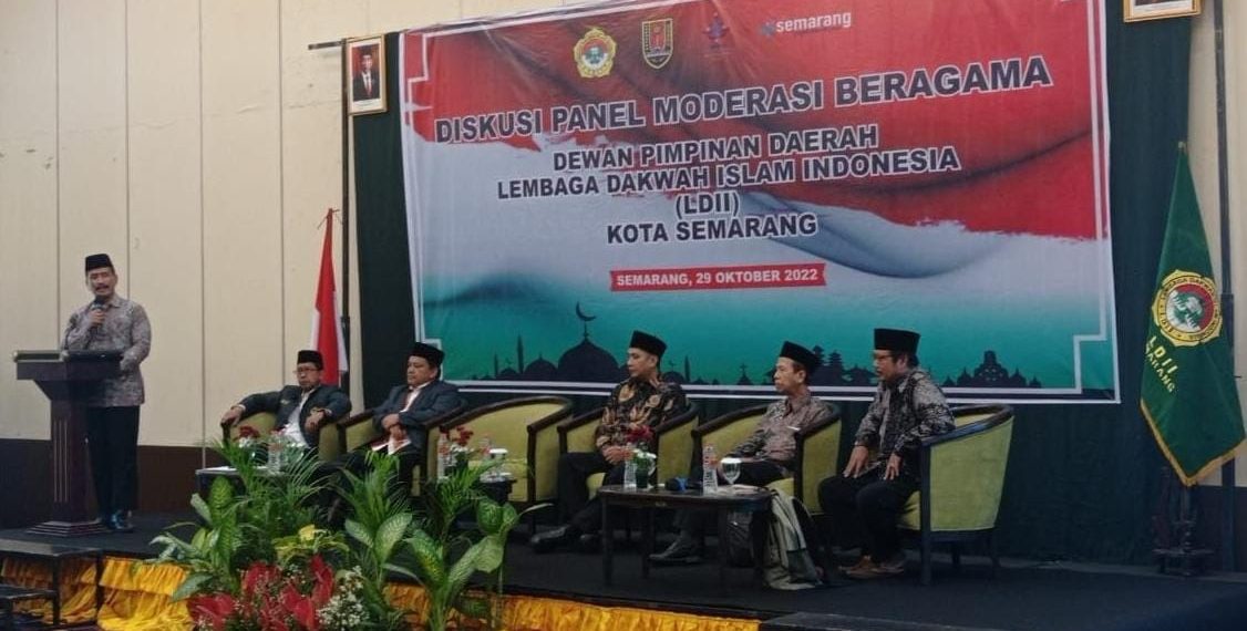 DPD LDII Kota Semarang menggelar diskusi tentang moderasi beragama. Foto: LINES.