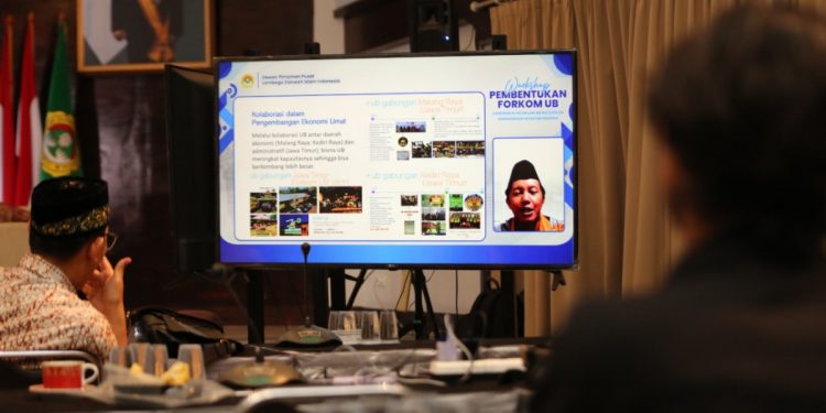 Workshop Pembentukan Forkom UB Dalam Mewujudkan Kemandirian Ekonomi Bangsa', yang diselenggarakan oleh Departemen Ekonomi dan Pemberdayaan Masyarakat (EPM) DPP LDII. Foto: LINES.