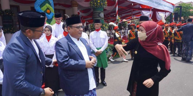 LDII menghadiri undangan gubernur pada  peringatan Hari Santri Nasional (22/10). Foto: LINES.