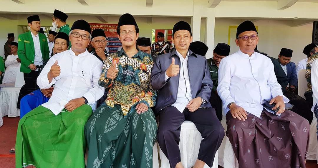 LDII Kediri mengikuti perayaan Hari Santri Nasional di lapangan Candra Bhirawa. Foto: LINES.