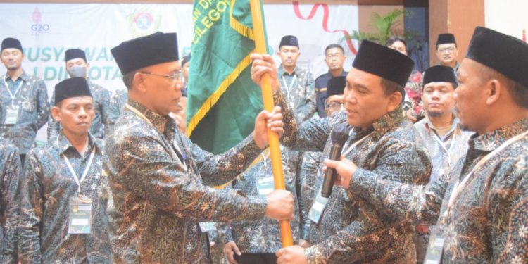 Musda V LDII Cilegon menentukan ketua baru periode 2022-2027, Noor Yudhono. Foto: LINES.