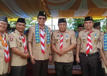 Pinsakoda SPN Lampung Ikuti Apel Besar Hari Pramuka ke-61