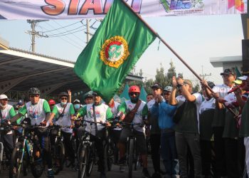 Ribuan Warga Antusias Ikuti Acara Fun Bike LDII Kabupaten Gresik