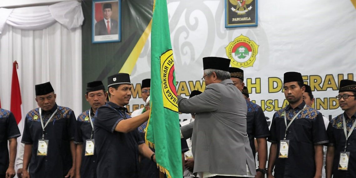 DPD LDII Kota Bontang menghelat Musyawarah Daerah (Musda) VII di Gedung Pertemuan LDII Kota Bontang, Kompleks Masjid Baitul Musthofa, Bontang, pada Sabtu (19/11). Foto: LINES.