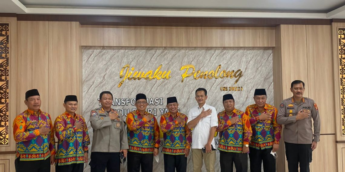 Silaturrahim LDII Lampung ke Polda. Foto: LINES.