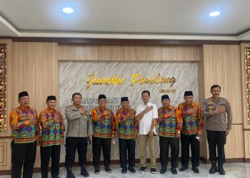 Perkuat Kebersamaan, LDII Silaturahim dengan Polda Lampung