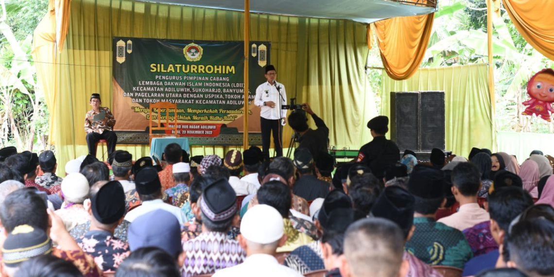 DPD LDII Kecamatan Adiluwih mengadakan acara silaturahim dengan PC LDII Adiluwih, Sukoharjo, Banyumas, dan Pagelaran Utara. Foto: LINES.