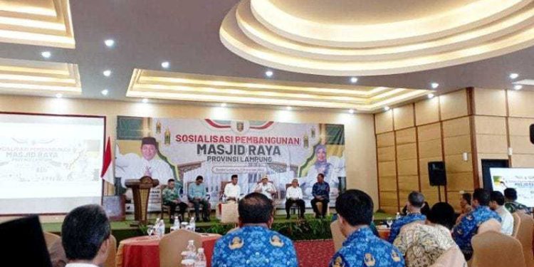 LDII siap ikut serta membangun Masjid Raya Lampung. Foto: LINES.