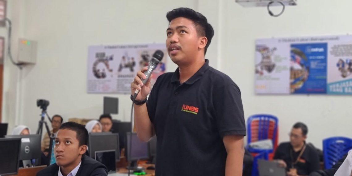 SMK Budi Utomo menggelar pelatihan jurnalistik yang mengundang pemateri dari tim LDII News Network (LINES) dan Jawa Pos. Foto: LINES.
