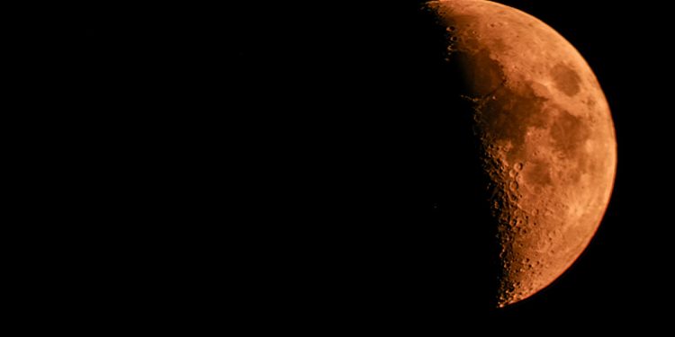 Ilustrasi Gerhana Bulan.