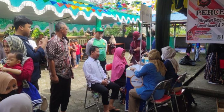 LDII Kalbar sosialisasi pencegarah stunting bekerjasama dengan Polda. Foto: LINES.