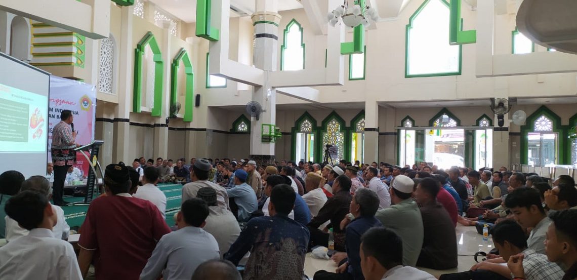 DPW LDII Kalimantan Barat (Kalbar) menghelat "Tausyiah Kebangsaan" di Masjid Khoirul Ihsan Pontianak, pada Minggu (25/12). Foto: LINES.