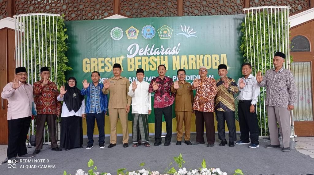 DPD LDII Gresik hadiri acara Gresik Bersih Narkoba yang digagas Pemda Gresik. Foto: LINES.