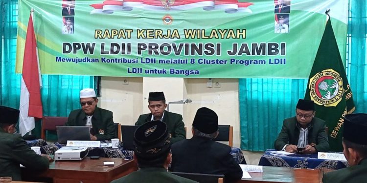 DPW LDII Provinsi Jambi menggelar Rapat Kerja Wilayah (Rakerwil) untuk menguatkan kinerja organisasi. Foto: LINES.