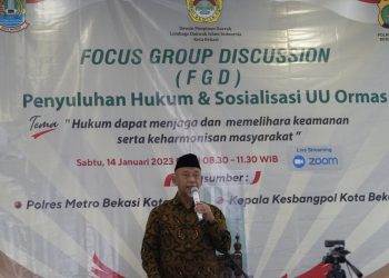 LDII Kota Bekasi Gelar FGD Penyuluhan Hukum dan Sosialisasi UU Ormas