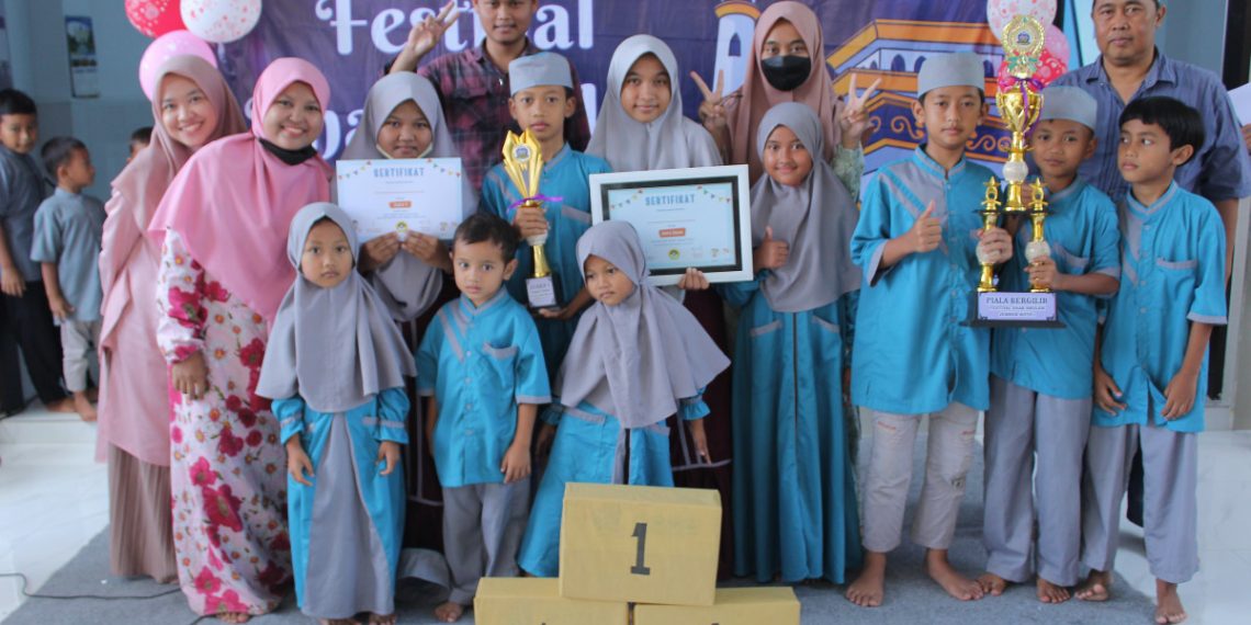 PC LDII Kaliwates mengadakan kegiatan pembinaan generasi penerus usia Paud dan SD dalam bentuk Festival Anak Saleh. Foto: LINES.