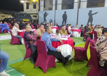 Hari Darma Samudra, LDII Bersama Polda Lampung Nonton bareng Wayang Orang di Mako Brimob