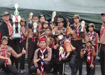 Pramuka Sako SPN Kota Bekasi Gelar Perkemahan Akhir Tahun