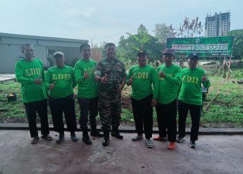 Kerja Sama PC LDII dan TNI Gelar Penghijauan di Taman Solo Safari