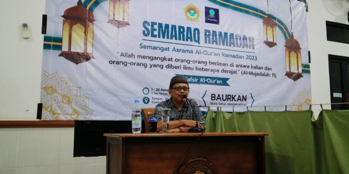 Menyambut Ramadan, Pondok pesantren Mahasiswa (PPM) Baitusshodiq Lampung mengadakan ‘Asrama Tafsir Alquran’. Foto: LINES.