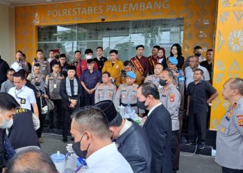 Polrestabes Palembang Undang Para Tokoh Musnahkan Barang Bukti Kejahatan Narkoba