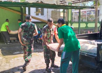 PC LDII Ampenan Bantu Pembangunan Rumah Tidak Layak Huni