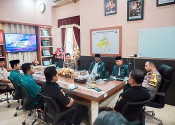 Tingkatkan Sinergisitas, Pengurus Tiga Ormas Silaturahim Dengan Kapolres Kediri Kota