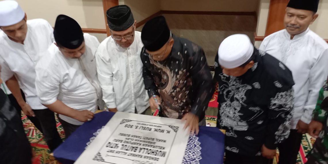 Musala baitul Atiq yang bernaung di bawah Pimpinan Anak Cabang LDII di Kelurahan Kampung Baru, Tanah Bumbu, Kalimantan Selatan (Kalsel) diresmikan Wakil Bupati Tanah Bumbu, Muh. Rusli. Foto: LINES.