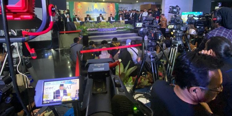LDII menghadiri sidang isbat di Kementerian Agama pada Rabu, (22/3) kemarin. Foto: LINES.