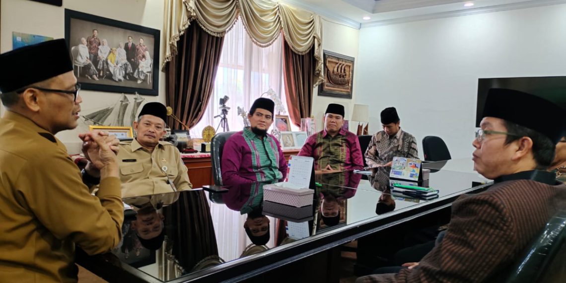 LDII beraudiensi dengan Wakil Wali Kota Depok. Foto: LINES.