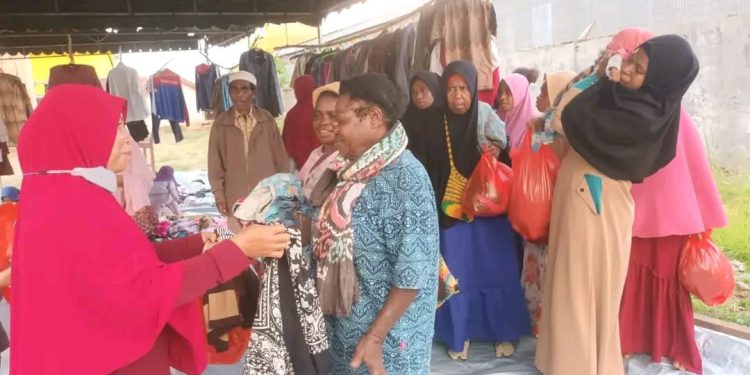 LDII Sorong Gelar Bazaar Baju Barokah Saat Ramadhan. Foto: LINES.