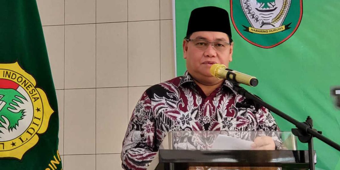 Bupati Halikinnor membuka acara konsolidasi organisasi dan workshop teknologi informasi (TI) yang digelar LDII Kabupaten Kotawaringin Timur (Kotim) pada Minggu (14/5). Foto: LINES.