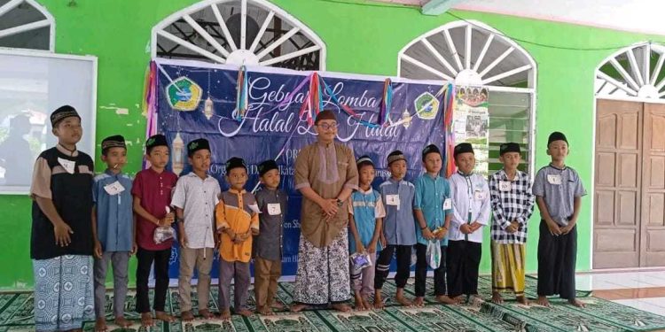 Ikatan Santri Papua Asuhan Darussalam (Ispada) menghelat lomba menyambut bulan Syawal. Foto: LINES.
