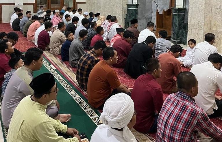 impinan Anak Cabang (PAC) LDII Kelurahan Jatiwaringin Pondok Gede, Bekasi, Jawa Barat, bersinergi dengan Majelis Ulama Indonesia (MUI) Kelurahan Jatiwaringin. Foto: LINES.