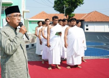 Ponpes Millenium Alfiena Helat Simulasi Manasik Haji dan Umrah