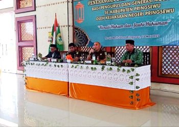 Ratusan Warga LDII Terima Sosialisasi Hukum Kejari Pringsewu