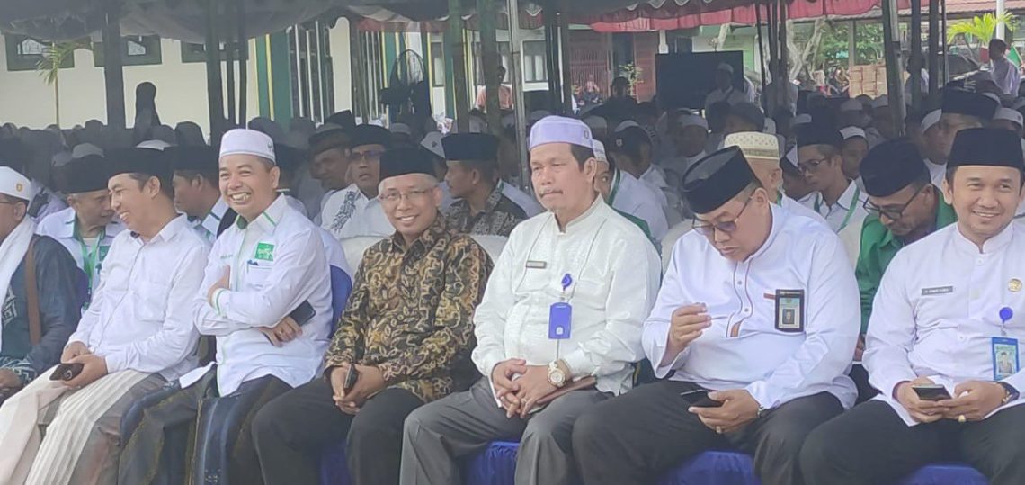 DPW LDII Kalimantan Selatan (Kalsel) memenuhi undangan Konferensi Wilayah (Konferwil) IX Nahdlatul Ulama (NU) Kalsel. Foto: LINES.
