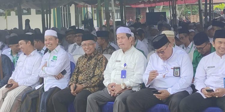 DPW LDII Kalimantan Selatan (Kalsel) memenuhi undangan Konferensi Wilayah (Konferwil) IX Nahdlatul Ulama (NU) Kalsel. Foto: LINES.