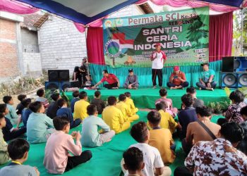 Tanamkan Wawasan Kebangsaan, PC LDII Gambiran Gelar Kemah Santri Ceria