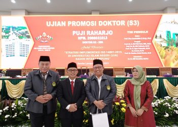 LDII Hadiri Ujian Promosi Doktor Kakanwil Kemenag Lampung