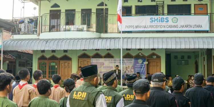 DPD LDII Jakarta Utara memperingati Hari Lahir Pancasila di Pondok Pesantren Syarief Hidayatulloh, Semper, Jakarta Utara. Foto: LINES.