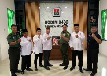 Bakal Helat Musda V, LDII Silaturahim ke Kapolres Bangka Selatan dan Dandim 0432