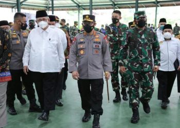 Kunjungan Kapolri ke Vaksinasi LDII