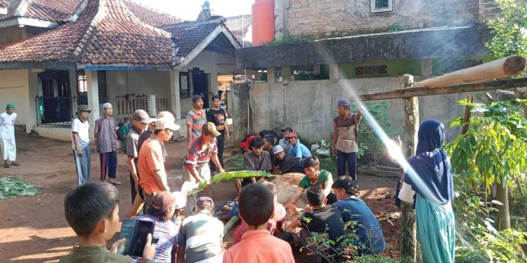 Idul Adha 1444 Hijriah DPD LDII Kabupaten Way Kanan mendistribusikan 3.120 kilogram daging. Foto: LINES.
