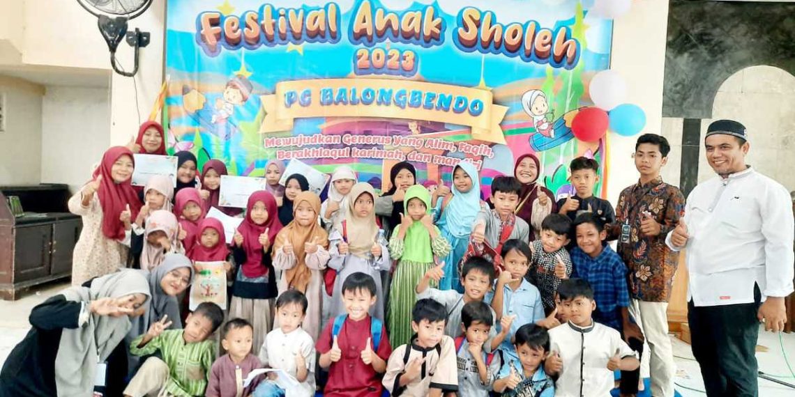 PC LDII Balongbendo, Sidoarjo menyelenggarakan acara Festival Anak Sholeh (FAS) dengan tema "Mewujudkan Generasi Penerus yang Alim, Faqih, Berakhlakul Karimah, dan Mandiri". Foto: LINES.