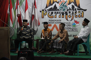 DPD LDII Kabupaten Magelang, menyelenggarakan Perkemahan Jumat, Sabtu, Minggu (Perjusami) sekaligus kemping Cinta Alam Indonesia (CAI) 2023 di Ponpes Sabilul Muttaqin, Magelang. Foto: LINES.